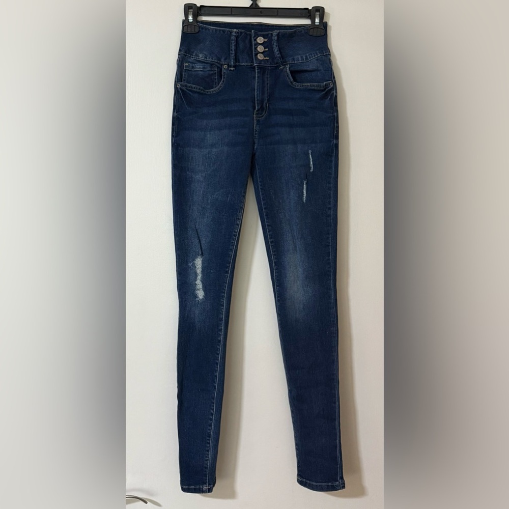 YMI Wanna Betta Butt? High-Rise Skinny Jeans, Size 5/27